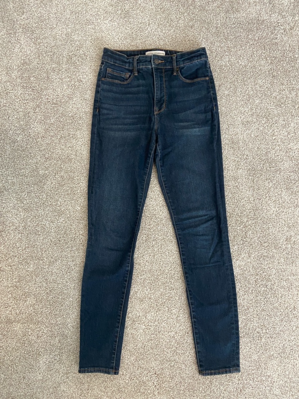Sanctuary Women's High Rise Skinny Dark Indigo Jeans 👖